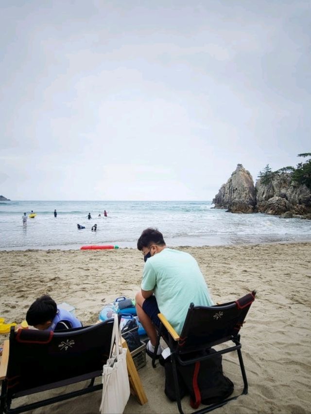 신비로운 삼척바다💙부남해수욕장
