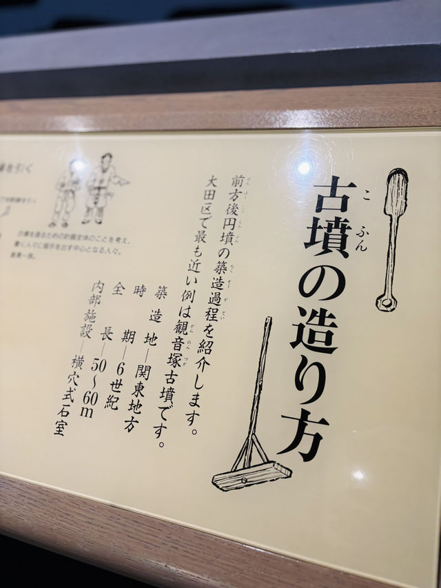多摩川台公園🇯🇵の古墳展示室で楽しく学ぶ⟡.·