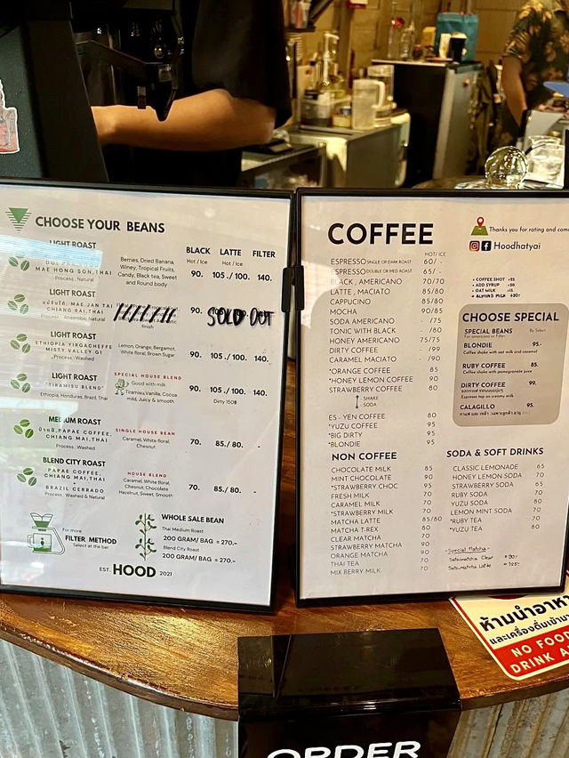 HooD CAFE คาเฟ่สไตล์เรโทรหาดใหญ่