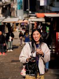 Pottinger Street ถนนหินโบราณใจกลางเมืองฮ่องกง