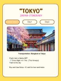 Itinerary: Best Tokyo spot 🇯🇵