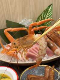 《高性價比奄仔蟹牡丹蝦日式放題》