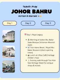 🇲🇾 Johor Bahru Itinerary 