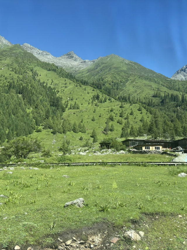 路上的所有疲憊 都給四姑娘山的美景征服了 路上的所有疲憊 都給四姑娘山的美景征服了