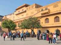 金黃山城中的摩揭陀傳奇#琥珀堡（Amber Fort）-印度捷布 (Jaipur)