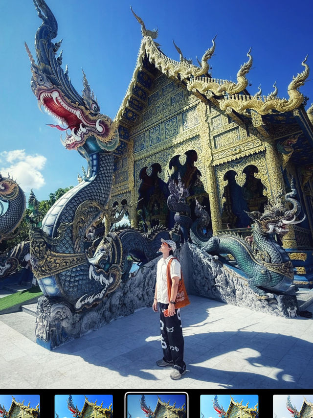 วัดสีน้ำเงินแห่งเชียงราย — ร่องเสือเต้น สถาปัตย์ศรั