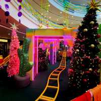 Colourful festive décor at Penang Queensbay