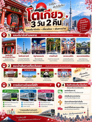 🇯🇵✨ 東京3天2夜：樂趣無窮，美食遍地，購物應有盡有！