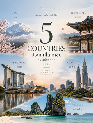 🌏 2026年5大亞洲旅遊必去國家