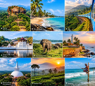 🇱🇰✨ SRI LANKA — The Island Where Nature Tells Its Most Beautiful Stories 🌴🌊

Some places are beautiful in photographs, but Sri Lanka is a destination that feels even more magical when you imagine yourself standing right there. A tropical paradise surrounded by the Indian Ocean, this enchanting island brings together golden beaches, emerald tea plantations, misty mountains, ancient temples, and unforgettable adventures. 💚

From the breathtaking beauty of Sigiriya Rock Fortress to the turquoise waters of Mirissa Beach, every destination reveals a different side of this incredible country. 🚂 Take a scenic train ride through the lush green hills of Ella, admire the spectacular Nine Arch Bridge, wander through the charming streets of Galle Fort, and discover the peaceful landscapes of Nuwara Eliya, where endless tea gardens paint the hills in shades of green.

For nature lovers, the wildlife of Yala National Park offers extraordinary encounters, while the cultural treasures of Kandy reveal the island's rich history and traditions. And when the sun begins to set over the Indian Ocean, Sri Lanka transforms into a breathtaking canvas of golden skies and sparkling waters. 🌅

What makes Sri Lanka truly special is its incredible diversity. In a single journey, you can experience mountains, beaches, wildlife, culture, history, and delicious local cuisine—all wrapped in the warmth of island life.

Sri Lanka isn't just a place to visit; it's a beautiful story waiting to become part of your life. ❤️🌏

✨ Pack your dreams, follow the ocean breeze, and let Sri Lanka surprise you at every turn.

#SriLanka  #VisitSriLanka  #ExploreSriLanka  #Sigiriya  #MirissaBeach  #EllaSriLanka  #NineArchBridge  #GalleFort  #NuwaraEliya  #Kandy  #TravelPhotography  #IslandLife  #TropicalParadise  #NatureLovers  #Wanderlust  