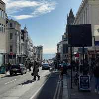 Brighton in a sunny Sunday 