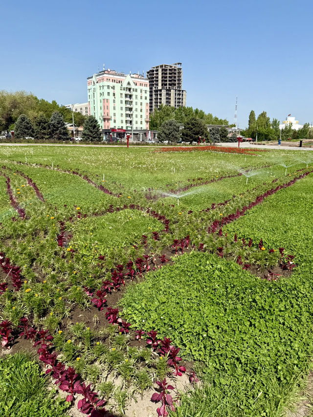 Spring Stroll to Victory Square in Bishkek