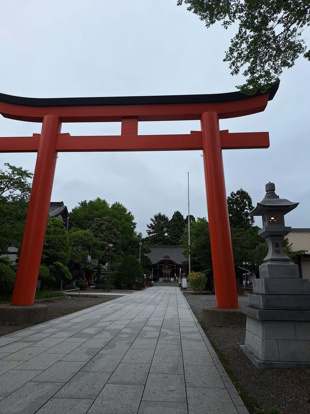 A shrine where you can meet cute "rabbits"