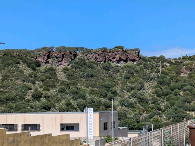 Walking to Castelsardo while avoiding the main road.