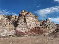 Kazakhstan Trip: Walking Sunny Day at Karagiye Depression