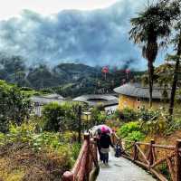 Hiking at Tulou