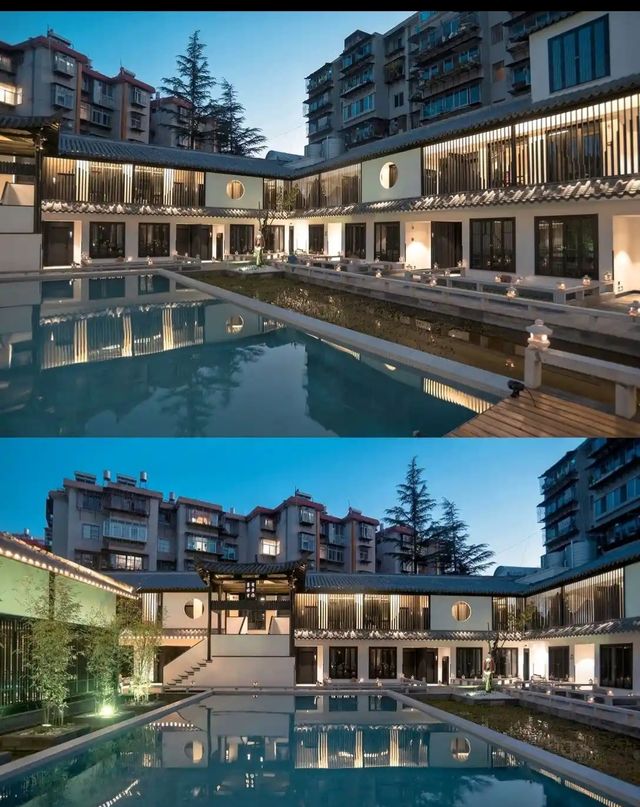 新中式+四合院+蘇州園林景觀，簡直絕美，我猜你會喜歡哒～