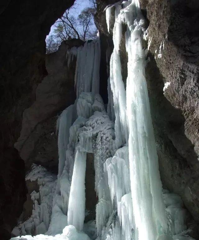 冬日限定：邂逅官鵝溝絕美冰瀑冬雪