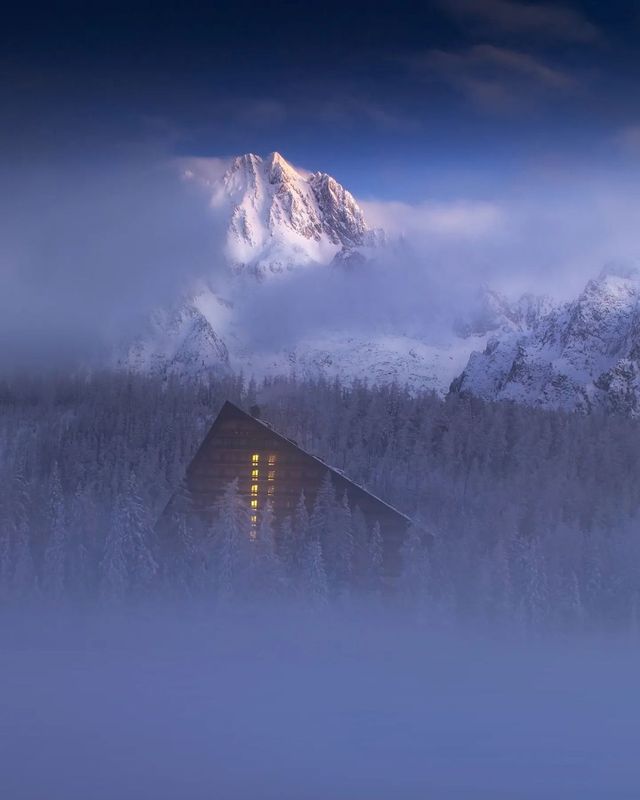 斯洛伐克上塔特拉山的雪