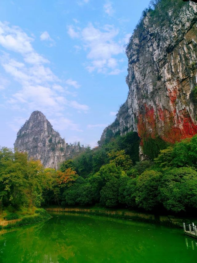 泡泡ooO 南溪山公園（大門）關注桂林|藏在市區裡的百花園香飄