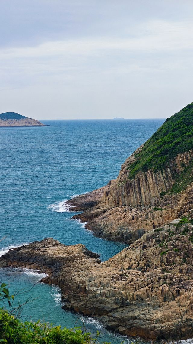 香港破邊洲，治癒系藍色海洋