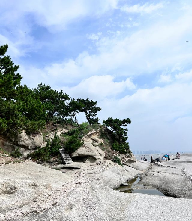 威海乳山仙人橋，天然海蝕拱橋 !