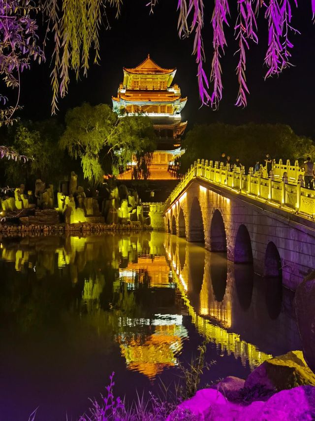 甘肃省玉門市｜玉澤湖景區｜大西北的小西湖。