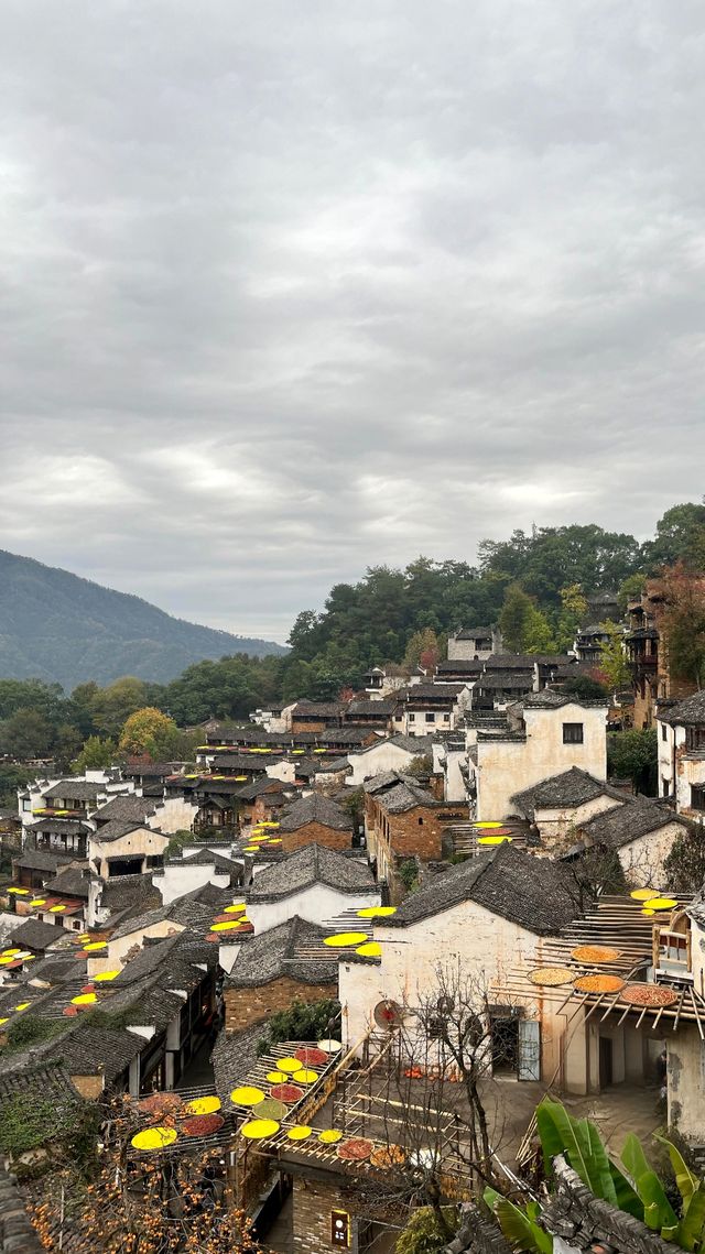 婺源篁嶺晒秋，秋日必遊之地。