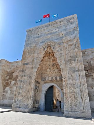 Sultanhani Caravanserai, a thousand-year-old station on the ancient Silk Road in Turkey. 