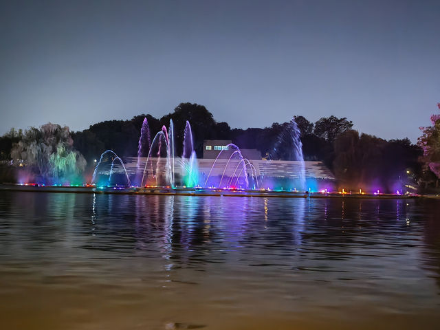 泰州行1：乘船夜遊鳳城河。