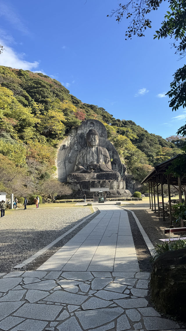 日本三大名山之一千葉鋸山日本寺。
