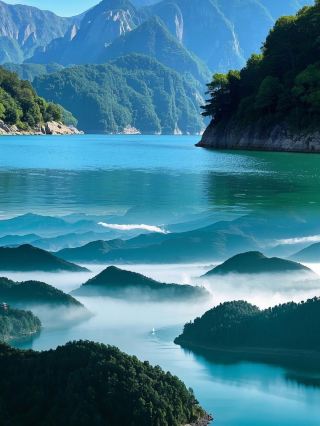 Lushan West Lake Cloud Dwelling Island: Zen Landscape, Tower Climbing, and Mindfulness Journey