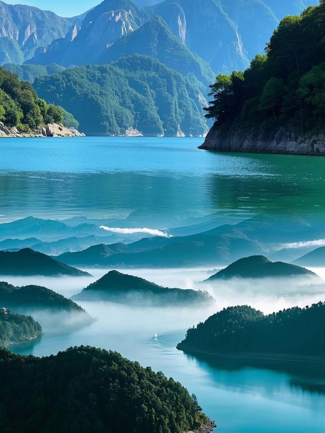 廬山西海雲居島禪意山水，登塔覽勝，靜心之旅