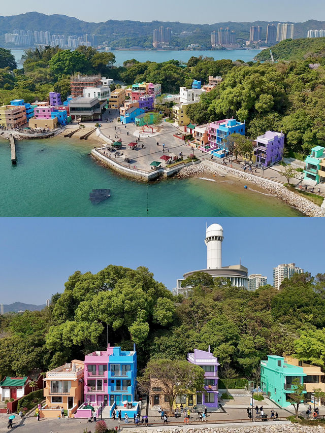 香港隱世秘境！在彩虹村落看海發呆太治癒啦🩵