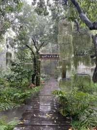 🌿曼谷綠意爆棚咖啡廳！雨天聽雨吃泰餐直接治癒💦