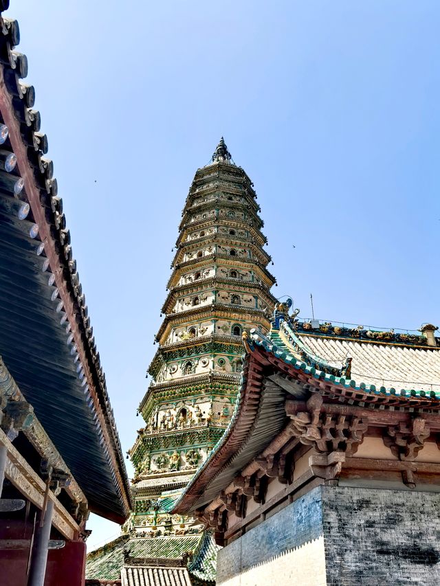 廣勝寺絕美琉璃塔打卡