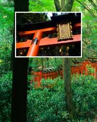 伏見稻荷夏日遊記：斑駁鳥居影，水占一笺風。