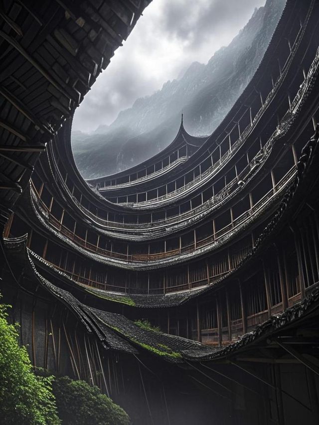 福建土樓，帶娃解鎖現實版《大魚海棠》