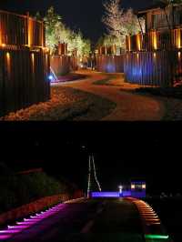 油菜花海中的野奢帳篷