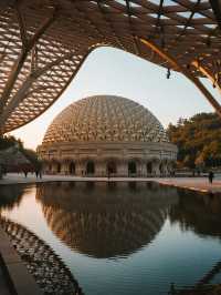 帶娃逛牛首山40億「榴槤」建築太震撼！