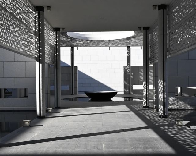 伊寧洲際酒店環境很好yo～#酒店天花板