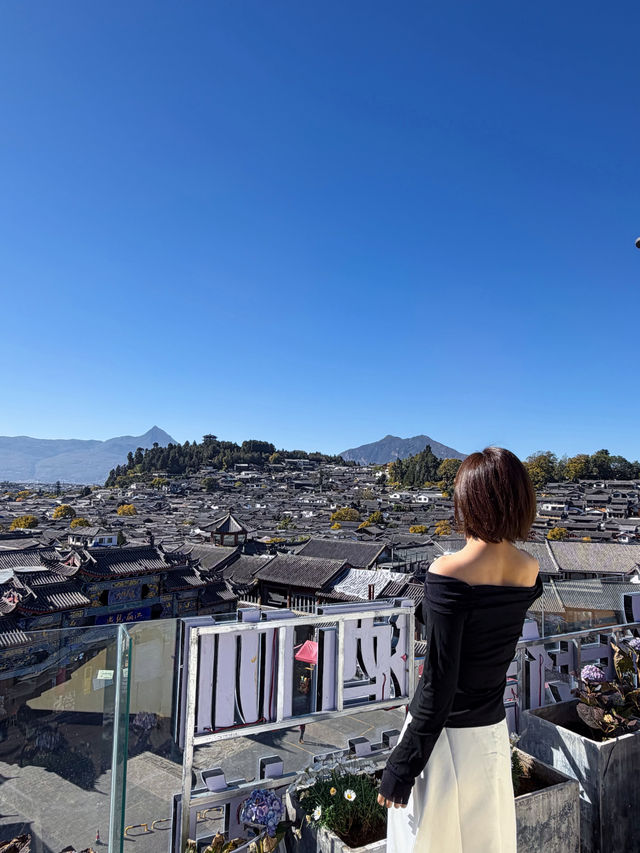 麗江古城C位民宿！躺看雪古城雙景太絕了