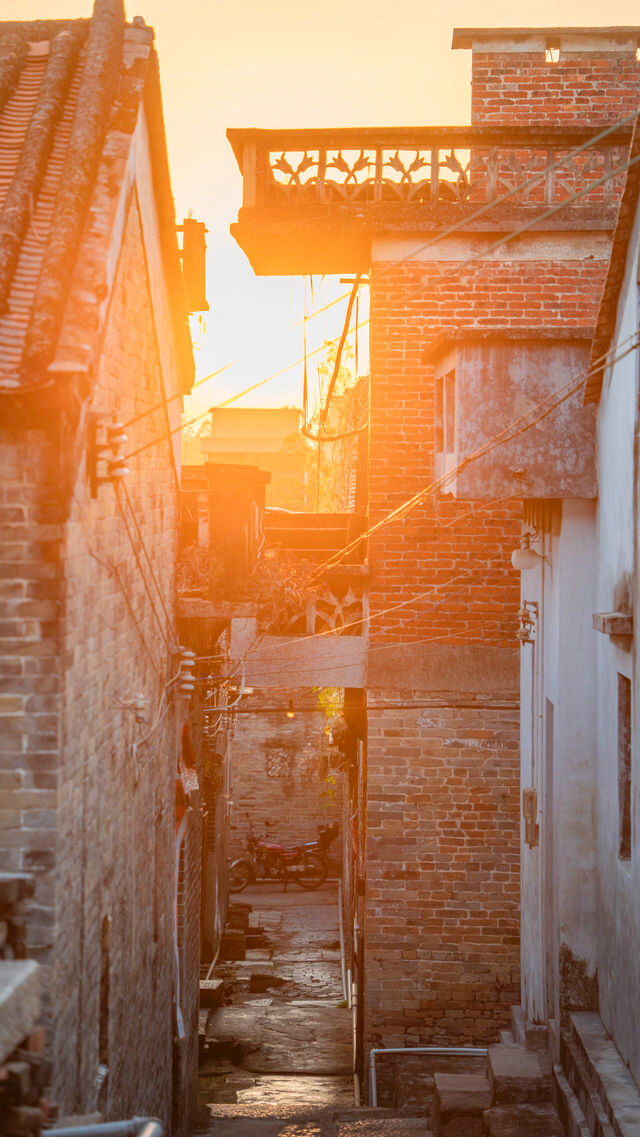 佛山三水長岐古村拍照,這裡的煙火氣和日落氛圍絕美 佛山三水長岐古村拍照,這裡的煙火氣和日落氛圍絕美