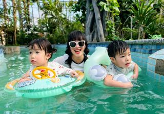 Winter hot springs are so relaxing for taking the kids out! I highly recommend Gu'an Ruige Hot Springs. It's so convenient for families with children and the elderly! [hehe][hehe] The shallow water area is full of fun for kids.
