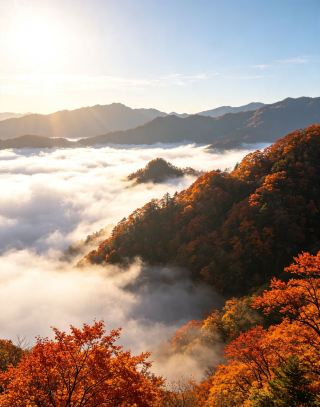 가을 단풍이 물든 광무산을 거닐다, 단풍과 산과 바다의 약속을 만나러 가다