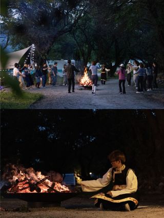 가족 모두 린즈로 향했고, 복숭아 숲 정원형 숙소에 묵어서 매우 편안했다
