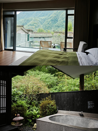 Slow-paced vacation in Qingcheng Back Mountain | Song Dynasty aesthetic private hot spring mountain retreat, healing all your fatigue