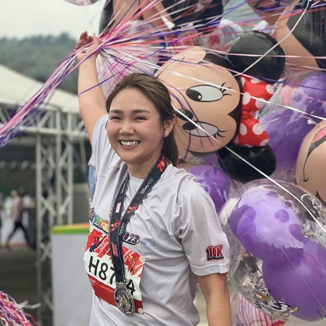 我完成了迪士尼10K！