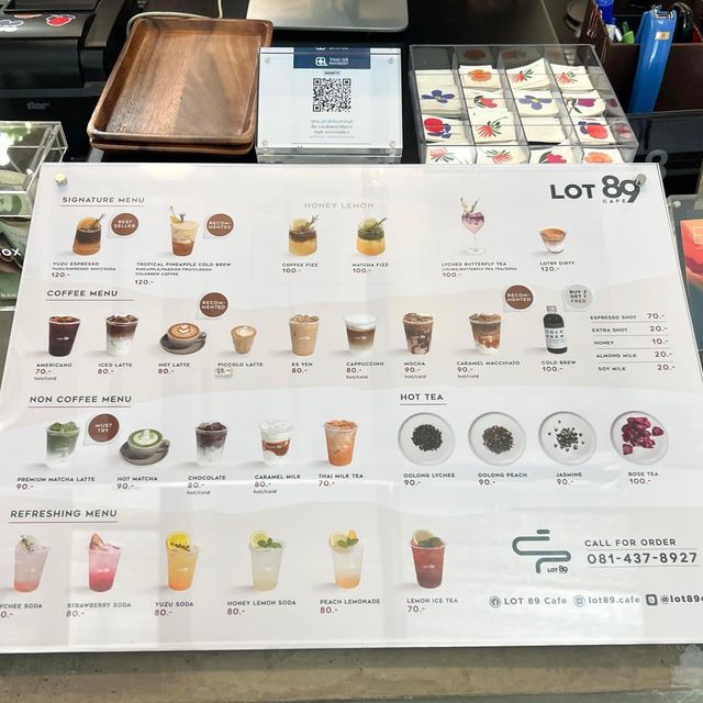 LOT89 Cafe มาในธีม blossome lot ☕️🍵