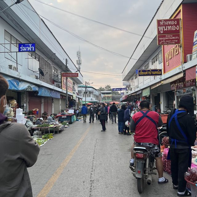 ตลาดเช้าเชียงคำ พะเยา